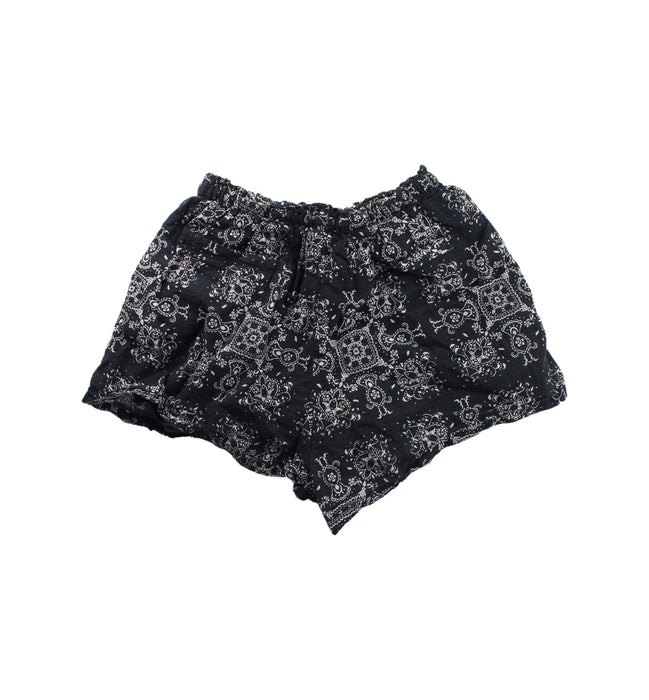A Black Shorts from Excuse My French in size 12Y for girl. (Back View)