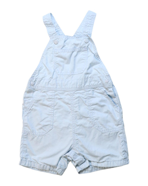 A Blue Overall Shorts from Petit Bateau in size 6-12M for neutral. (Front View)
