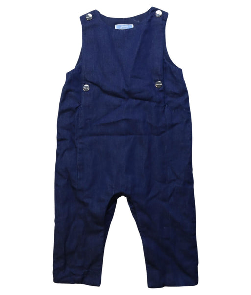 A Navy Sleeveless Jumpsuits from Jacadi in size 6-12M for neutral. (Front View)