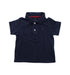 A Blue Short Sleeve Polos from Tommy Hilfiger in size 2T for boy. (Front View)
