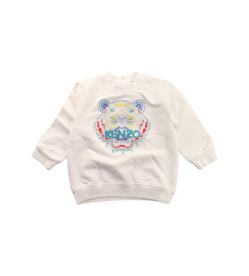 A White Crewneck Sweatshirts from Kenzo in size 6-12M for boy. (Front View)