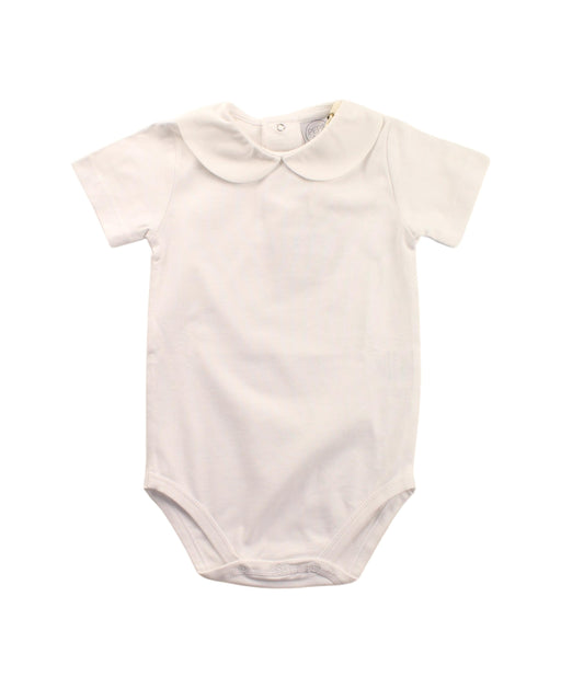 A White Short Sleeve Bodysuits from Pepa & Co. in size 6-12M for girl. (Front View)