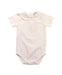 A White Short Sleeve Bodysuits from Pepa & Co. in size 6-12M for girl. (Front View)