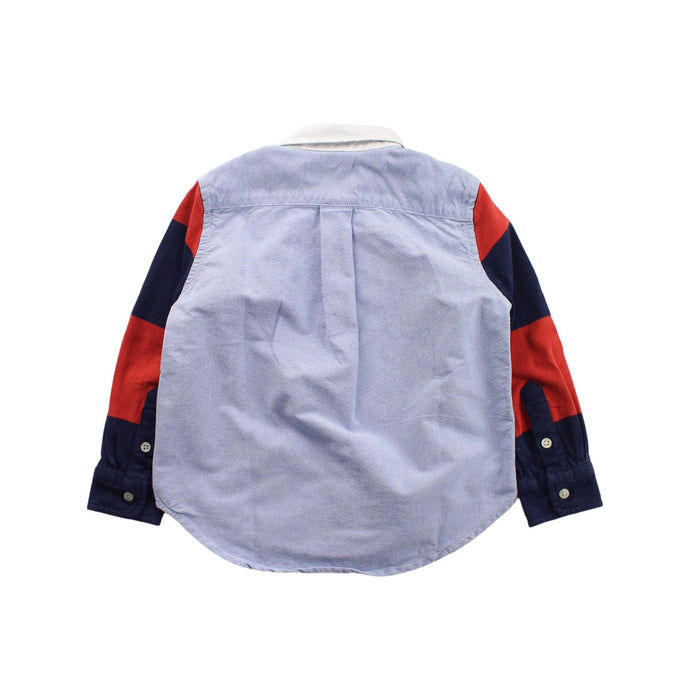 A Blue Long Sleeve Shirts from Ralph Lauren in size 2T for boy. (Back View)