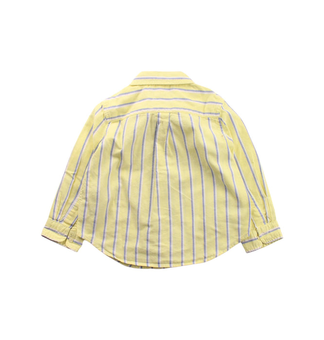 A Yellow Long Sleeve Shirts from Ralph Lauren in size 2T for boy. (Back View)