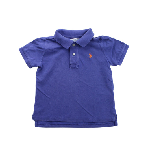 A Purple Short Sleeve Polos from Ralph Lauren in size 2T for boy. (Front View)