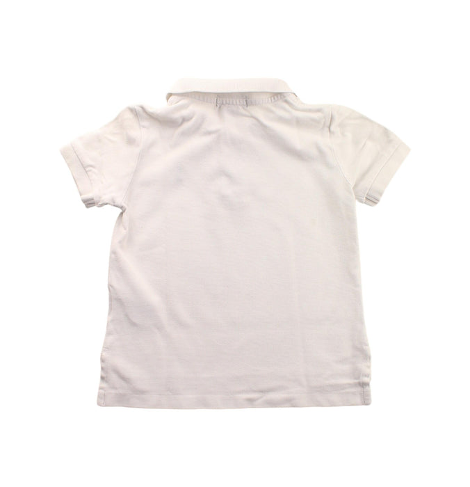 A White Short Sleeve Polos from Polo Ralph Lauren in size 2T for boy. (Back View)