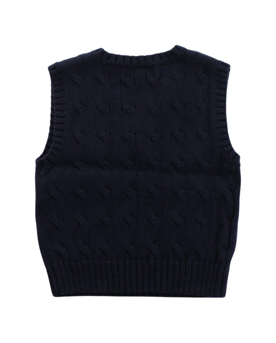 A Blue Sweater Vests from Polo Ralph Lauren in size 6-12M for boy. (Back View)