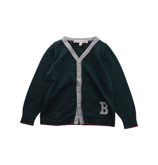 A Green Cardigans from Bonpoint in size 2T for boy. (Front View)