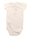 A White Short Sleeve Bodysuits from Bonpoint in size 12-18M for girl. (Back View)