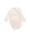 A White Long Sleeve Bodysuits from Bonpoint in size 12-18M for girl. (Back View)