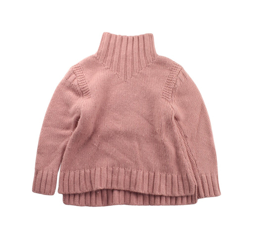 A Pink Knit Sweaters from Bonpoint in size 6T for girl. (Front View)