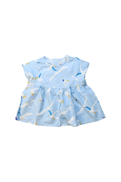 A Multicolour Short Sleeve Tops from Petit Bateau in size 6-12M for girl. (Front View)