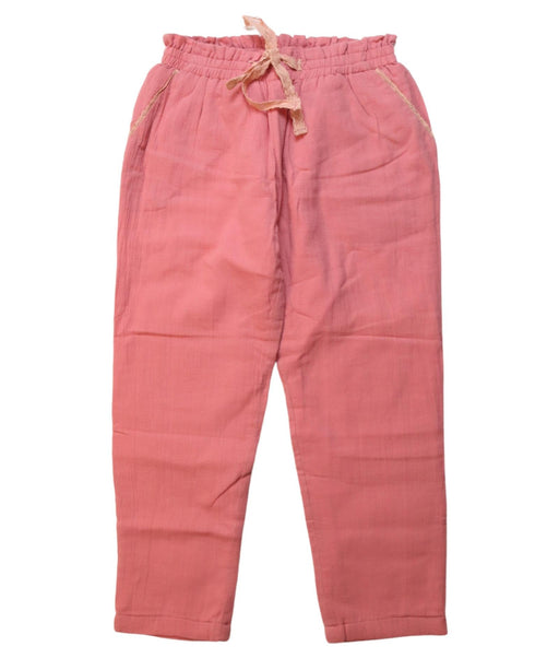 A Pink Casual Pants from Louise Misha in size 4T for girl. (Front View)