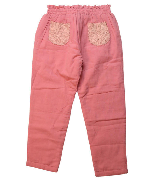 A Pink Casual Pants from Louise Misha in size 4T for girl. (Back View)