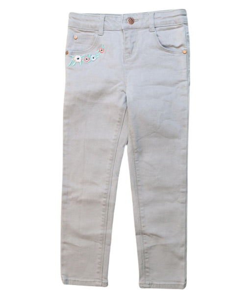 A Grey Casual Pants from Carrément Beau in size 4T for girl. (Front View)