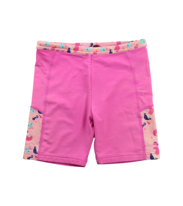 A Pink Shorts from Arena in size 7Y for girl. (Front View)
