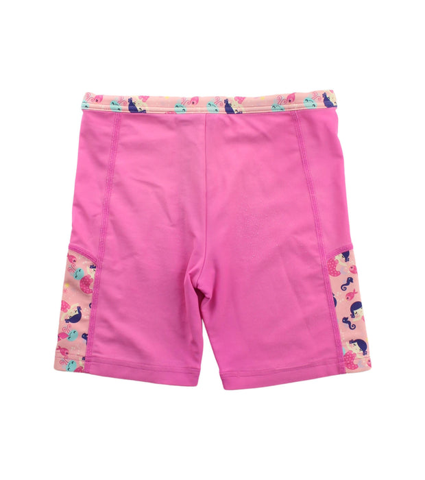 A Pink Shorts from Arena in size 7Y for girl. (Back View)