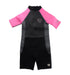 A Black Floatsuits from Arena in size 7Y for girl. (Front View)