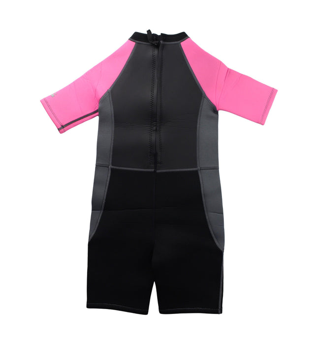 A Black Floatsuits from Arena in size 7Y for girl. (Back View)