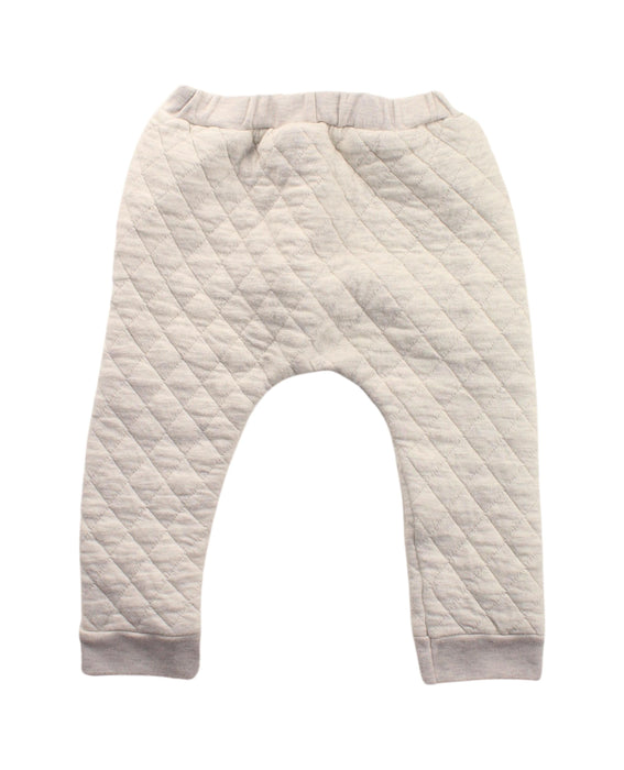 A White Sweatpants from Petit Bateau in size 2T for girl. (Back View)