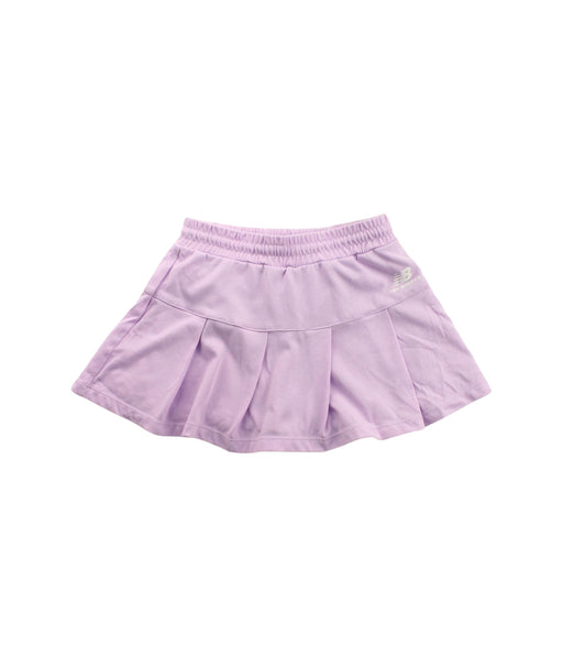 A Purple Skorts from New Balance in size 5T for girl. (Front View)