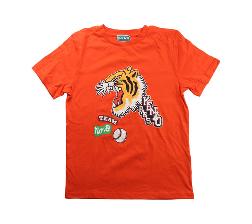 A Orange Short Sleeve T Shirts from Kenzo in size 10Y for boy. (Front View)