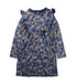 A Blue Long Sleeve Dresses from Tea in size 7Y for girl. (Front View)