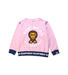 A Multicolour Crewneck Sweatshirts from BAPE KIDS in size 18-24M for girl. (Front View)