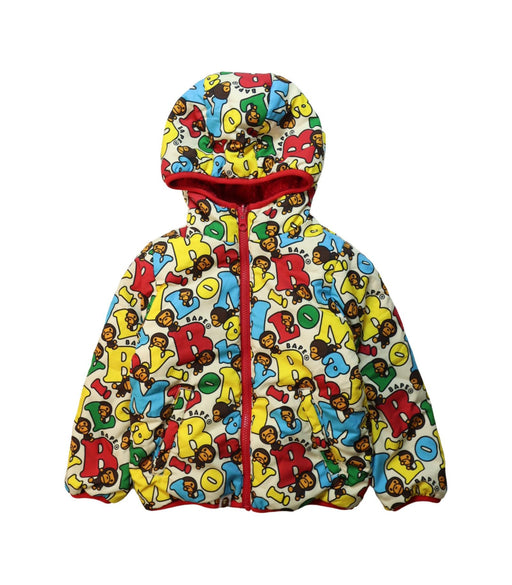 A Multicolour Lightweight Jackets from BAPE KIDS in size 4T for neutral. (Front View)
