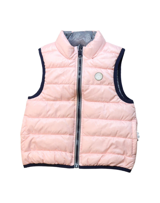 A Multicolour Outerwear Vests from Petit Bateau in size 18-24M for girl. (Front View)