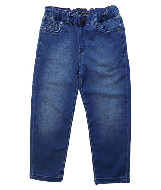 A Blue Jeans from Tommy Hilfiger in size 4T for boy. (Front View)