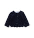 A Blue Cardigans from Jacadi in size 2T for girl. (Front View)