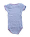 A Blue Short Sleeve Bodysuits from Petit Bateau in size 6-12M for girl. (Back View)
