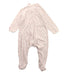 A White Onesies from Petit Bateau in size 6-12M for girl. (Back View)