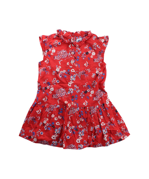 A Red Dress Sets from Petit Bateau in size 12-18M for girl. (Front View)