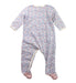 A Blue Onesies from Petit Bateau in size 12-18M for girl. (Back View)