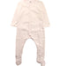 A White Onesies from Petit Bateau in size 12-18M for neutral. (Front View)
