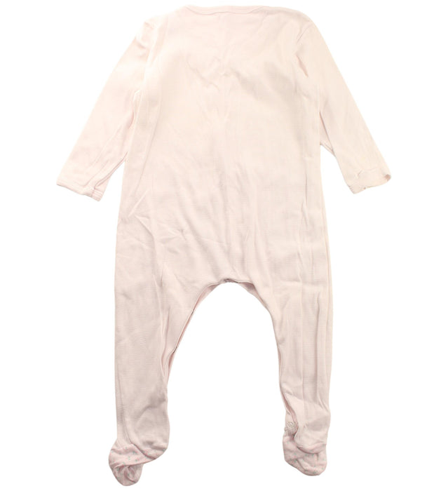 A White Onesies from Petit Bateau in size 12-18M for neutral. (Back View)