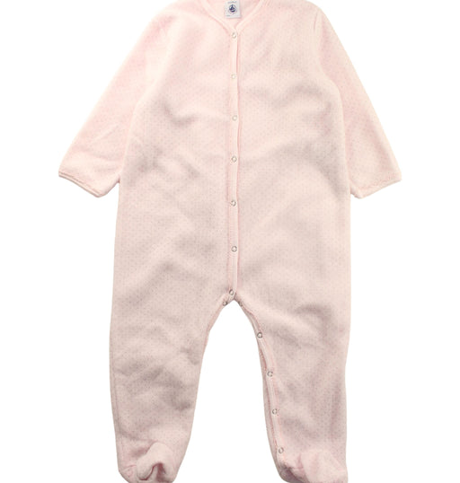 A Black Onesies from Petit Bateau in size 2T for girl. (Front View)