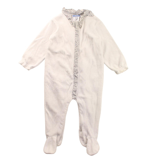 A White Onesies from Jacadi in size 6-12M for girl. (Front View)
