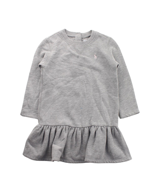 A Grey Sweater Dresses from Ralph Lauren in size 12-18M for girl. (Front View)