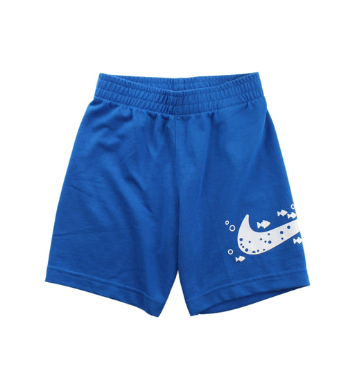 A Blue Shorts from Nike in size 4T for boy. (Front View)