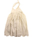 A Beige Sleeveless Dresses from EleStory in size 18-24M for girl. (Back View)