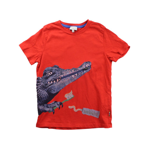 A Red Short Sleeve T Shirts from Paul Smith in size 5T for boy. (Front View)