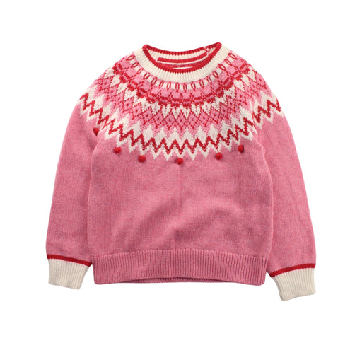 A Pink Knit Sweaters from Boden in size 6T for girl. (Front View)