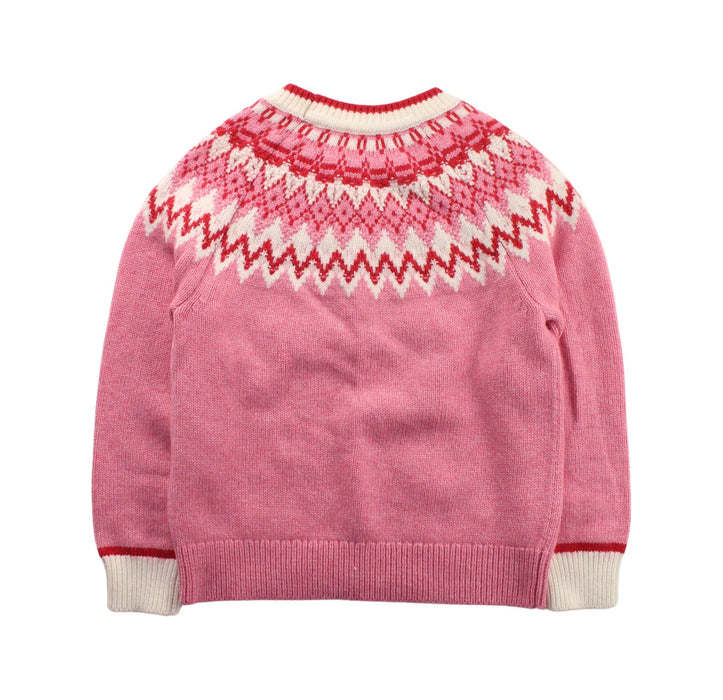 A Pink Knit Sweaters from Boden in size 6T for girl. (Back View)