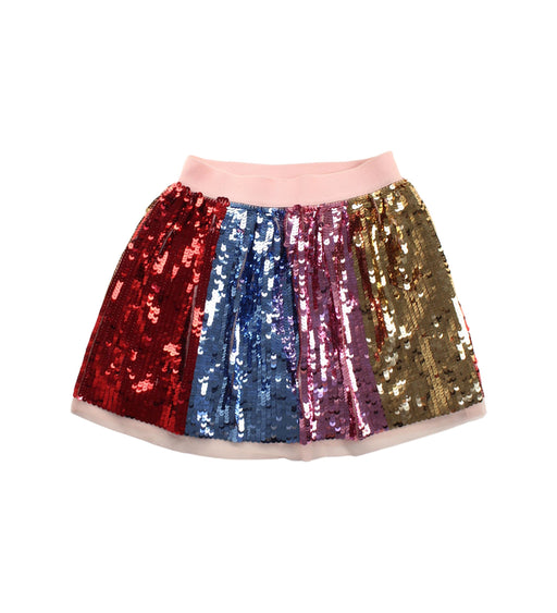 A Metallic Short Skirts from Boden in size 5T for girl. (Front View)