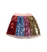 A Metallic Short Skirts from Boden in size 5T for girl. (Back View)