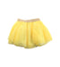 A Yellow Tulle Skirts from Petit Bateau in size 6T for girl. (Back View)